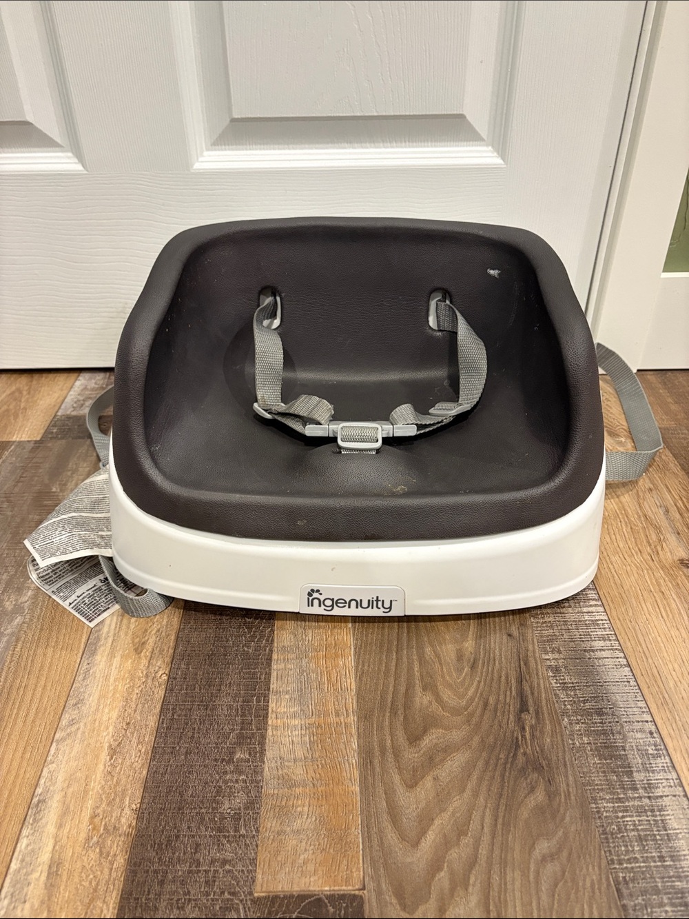 Ingenuity Portable Booster Seat - Black and White